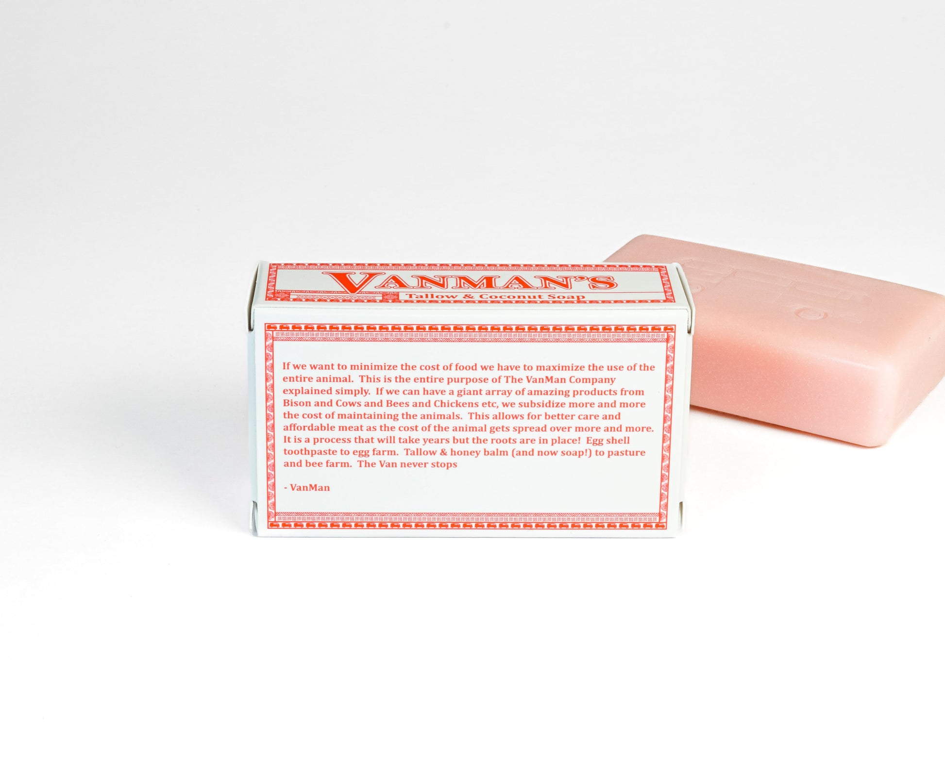 VanMan's Tallow & Coconut Soap - Homeland Harvest