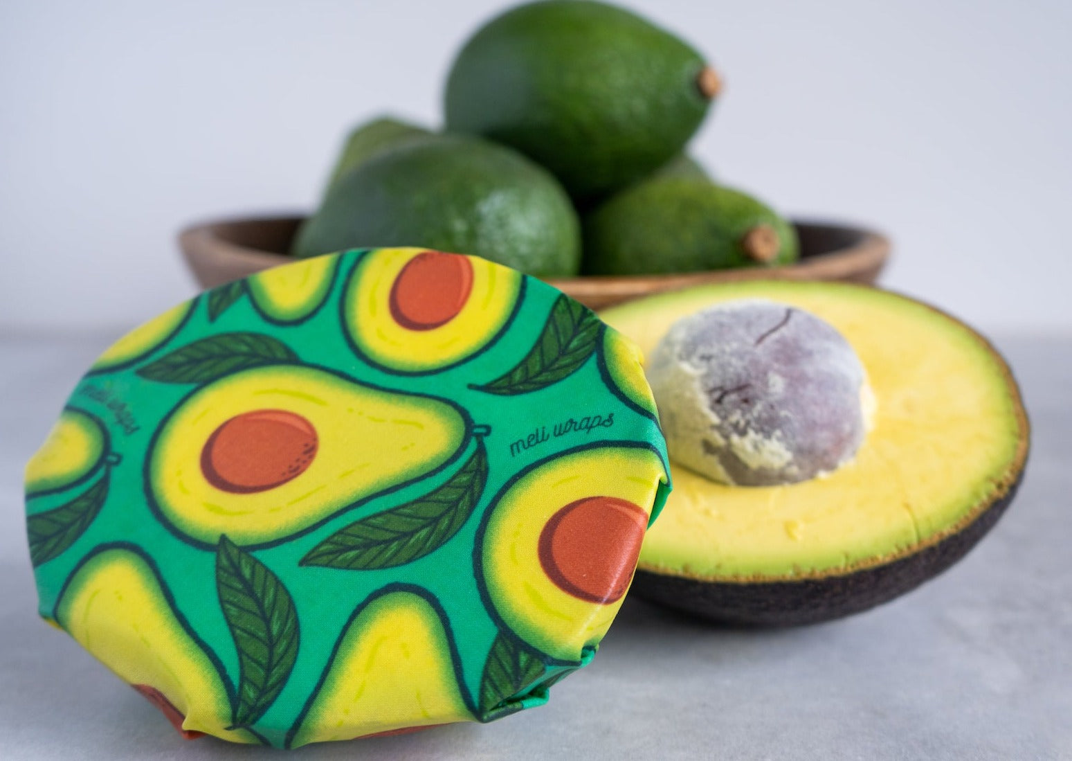 Beeswax Food Wrap - Avocado Print - Homeland Harvest