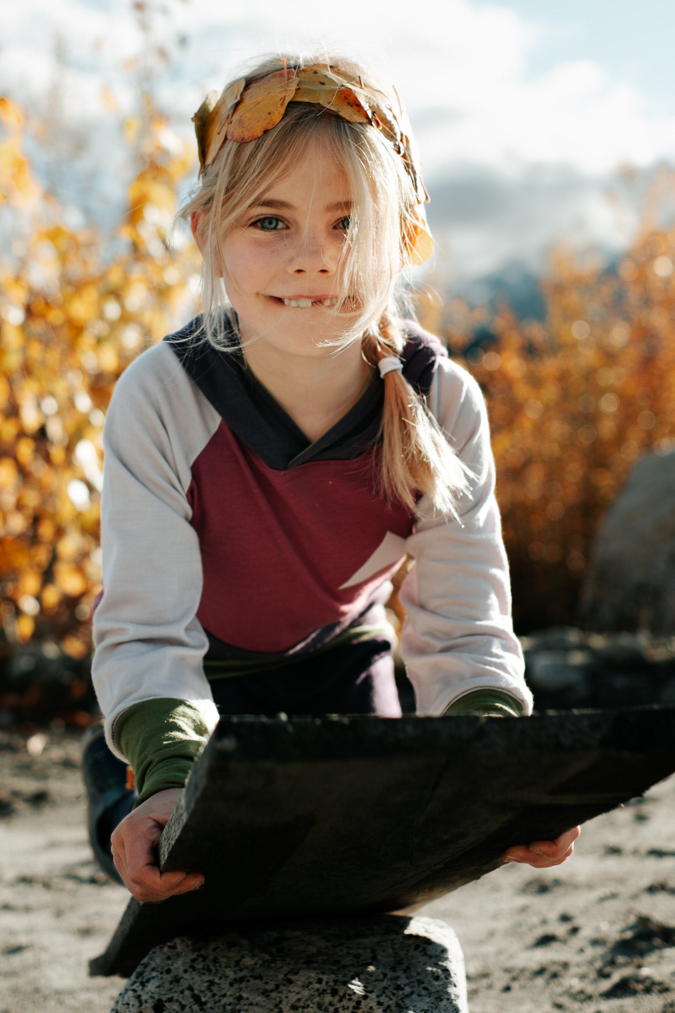 Kids Free Range Merino Hoodie