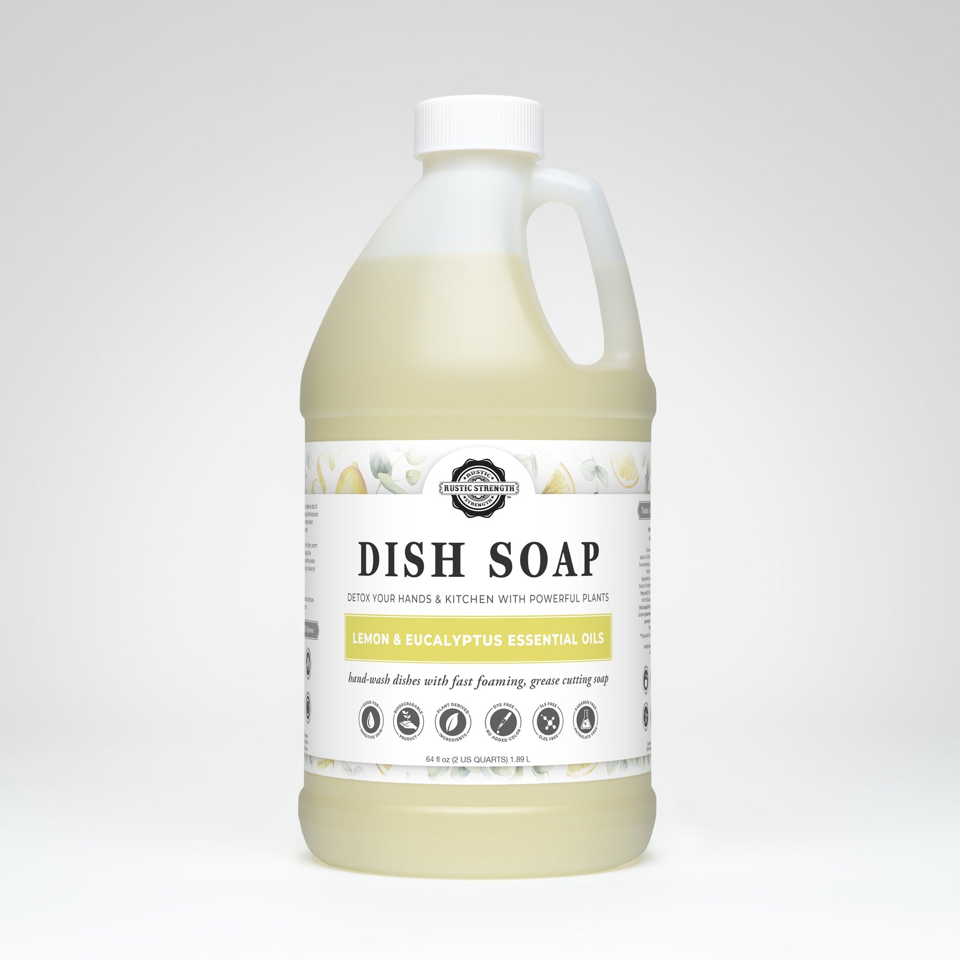 Dish Soap | Lemon & Eucalyptus - Homeland Harvest