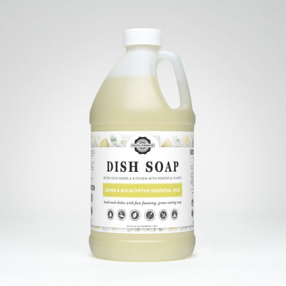 Dish Soap | Lemon & Eucalyptus - Homeland Harvest