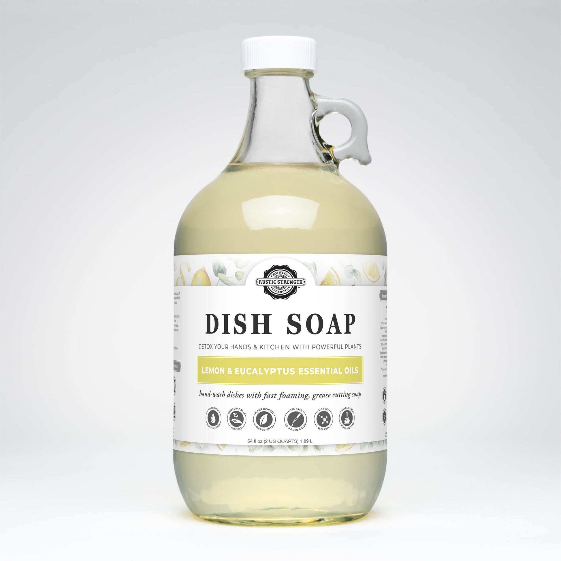 Dish Soap | Lemon & Eucalyptus - Homeland Harvest