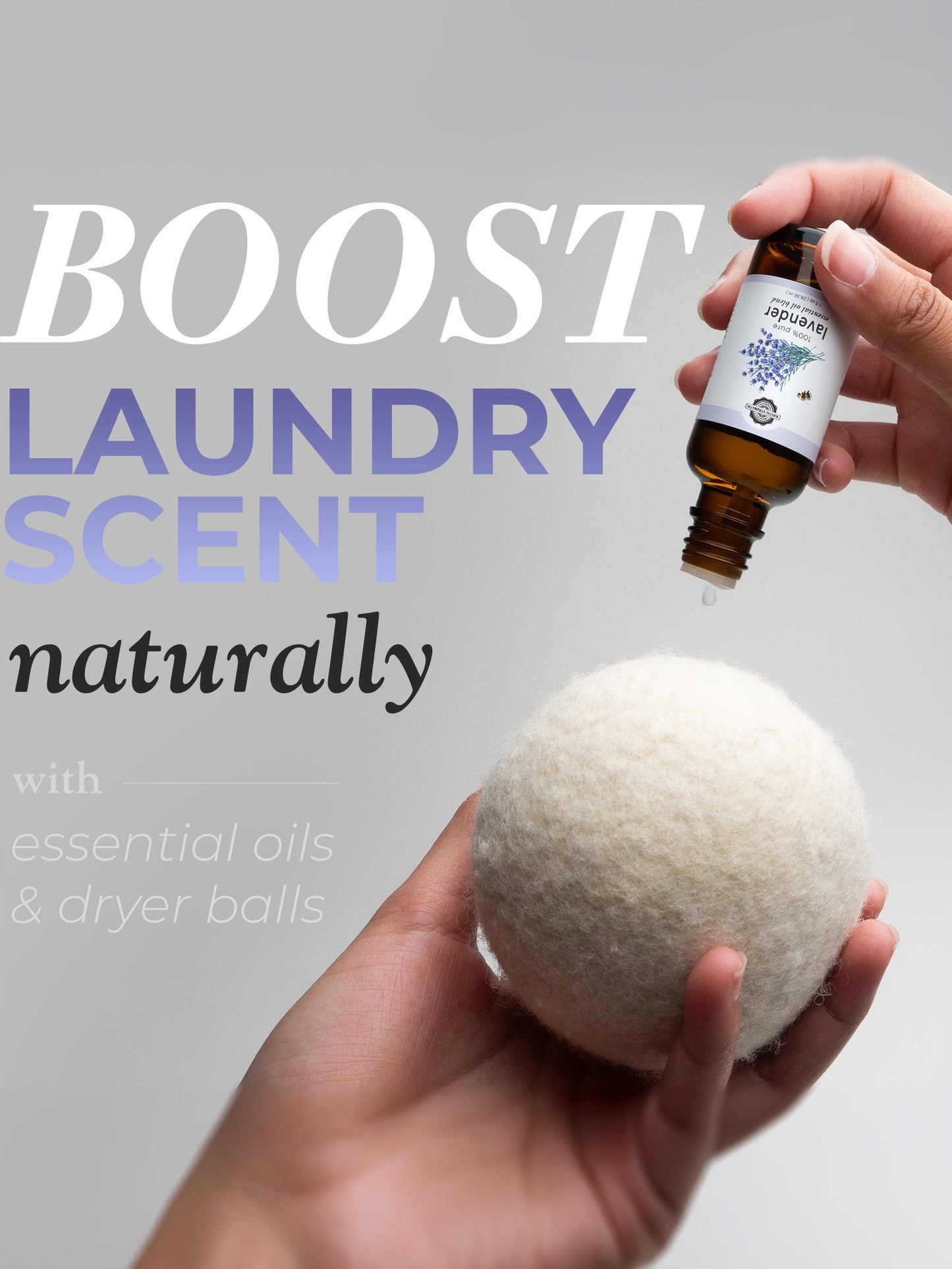 Jumbo Wool Dryer Balls ( 3 pack ) - Homeland Harvest