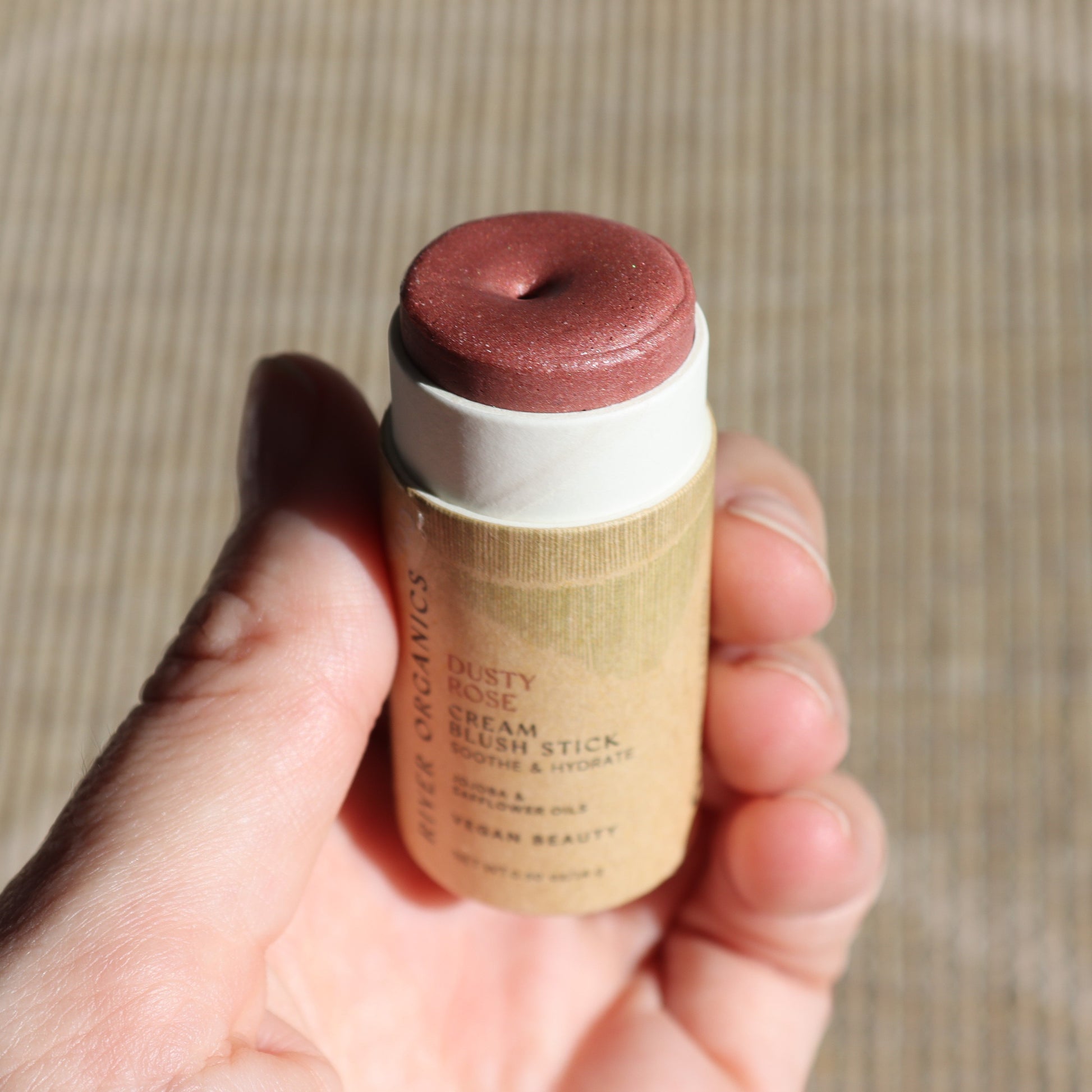 Creamy Vegan Blush Stick - Dusty Rose - Homeland Harvest