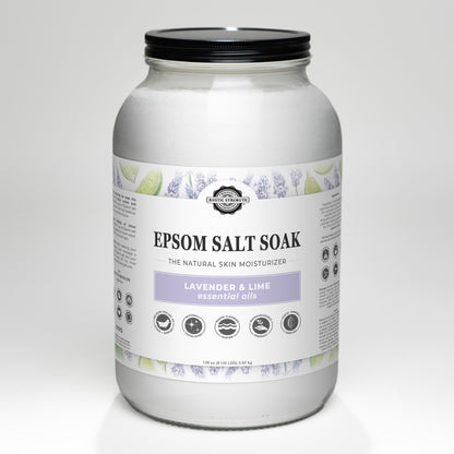 Epsom Salt Soak | Lavender & Lime - Homeland Harvest