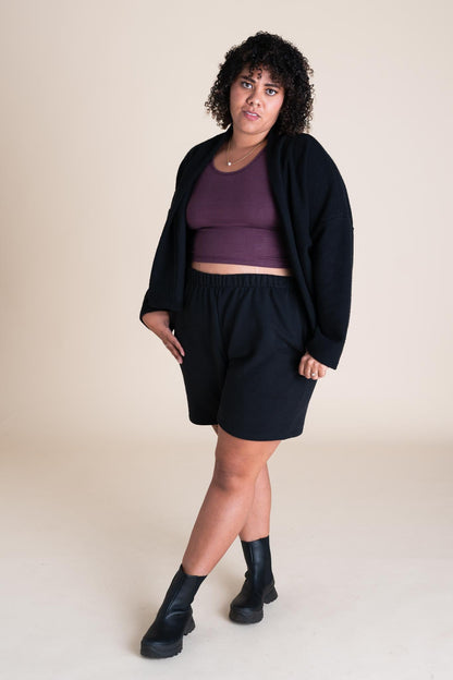 Drifter Cardigan (Updated) in Black