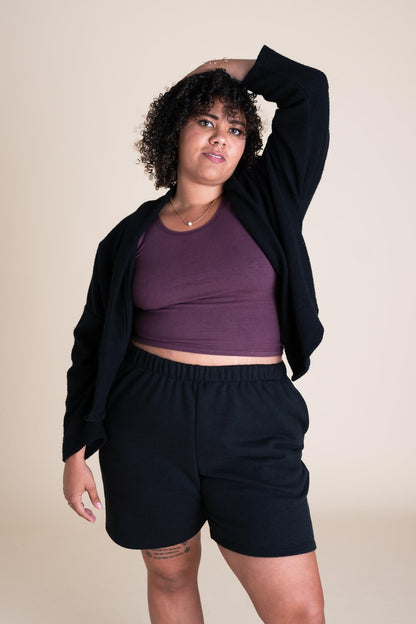 Drifter Cardigan (Updated) in Black
