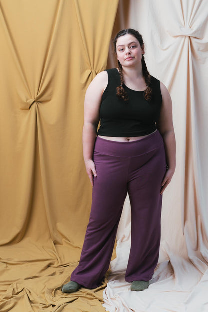 Eleanor Pants (Updated) in Plum