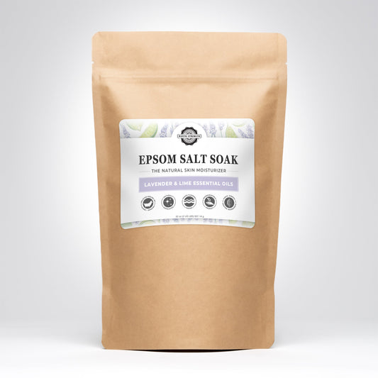 Epsom Salt Soak | Lavender & Lime - Homeland Harvest