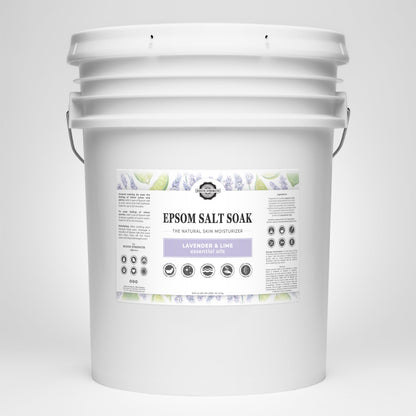 Epsom Salt Soak | Lavender & Lime - Homeland Harvest