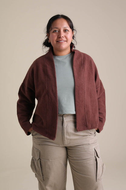 Drifter Cardigan (Updated) in Chestnut