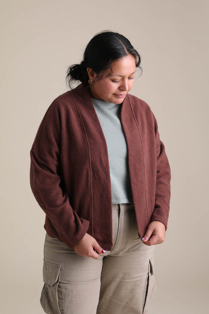 Drifter Cardigan (Updated) in Chestnut