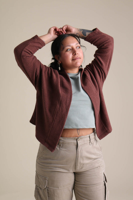 Drifter Cardigan (Updated) in Chestnut