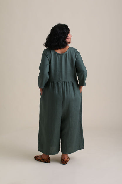 Ranch Jumpsuit (Updated) in Spruce