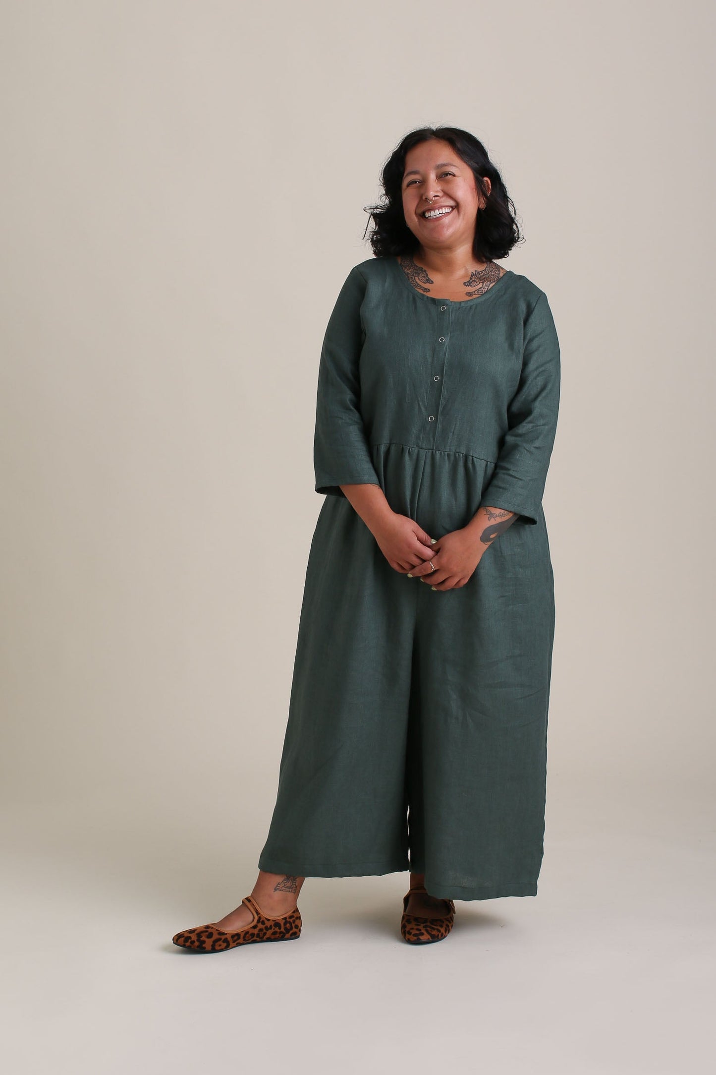 Ranch Jumpsuit (Updated) in Spruce