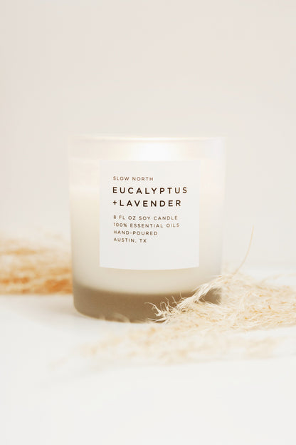 Eucalyptus + Lavender - Signature Candle - Homeland Harvest