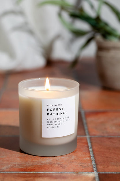 Forest Bathing - Signature Candle (Fir + Pine + Patchouli)