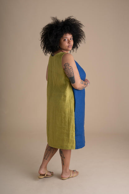 Tank Dress in Sand Dollar