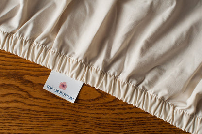 Cotton Single [Separate] Fitted Bed Sheet - Homeland Harvest