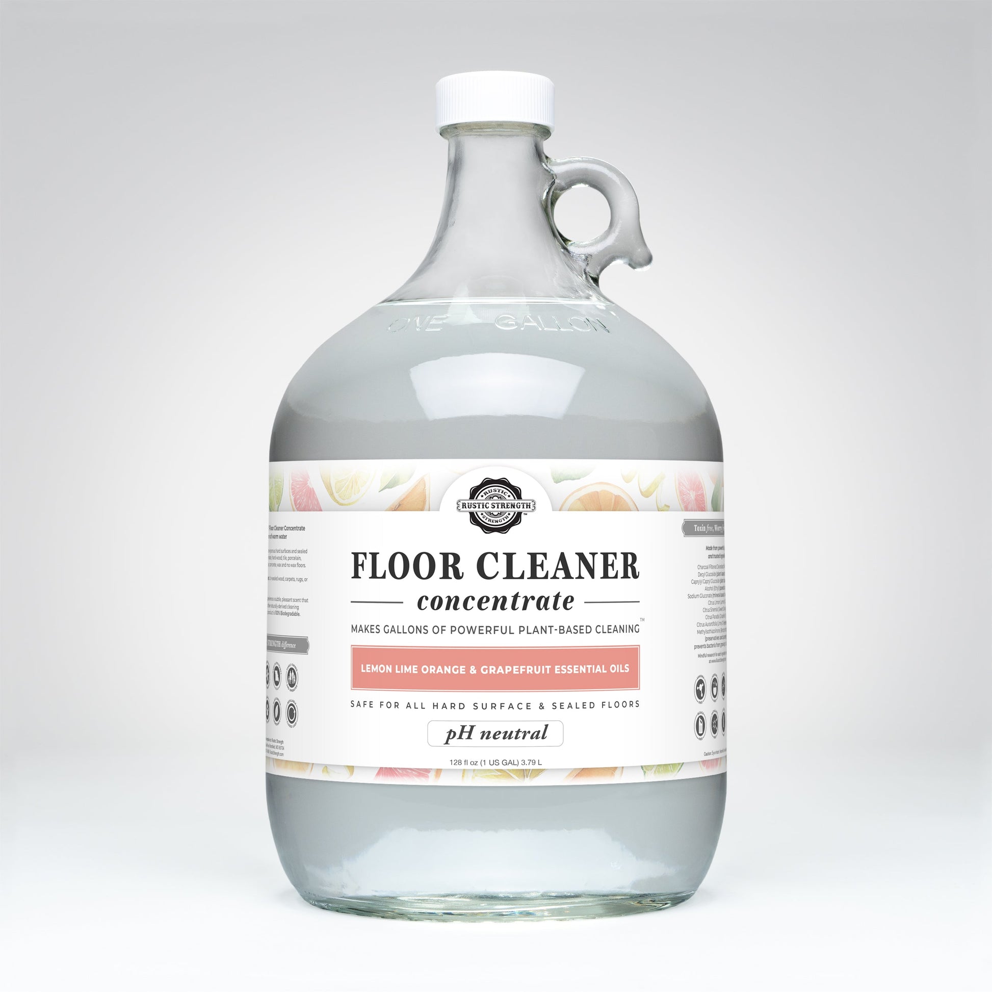 Floor Cleaner Concentrate | Lemon, Lime, Orange & Grapefruit - Homeland Harvest