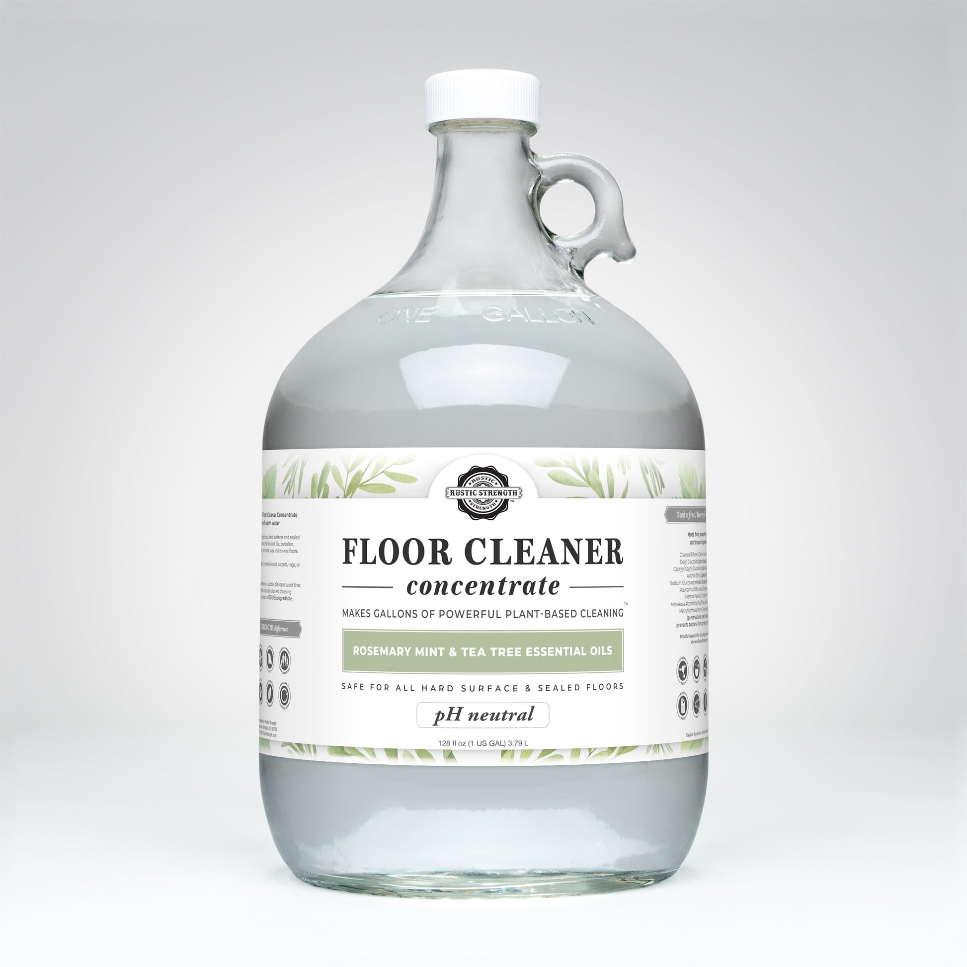 Floor Cleaner Concentrate | Rosemary, Mint & Tea Tree - Homeland Harvest