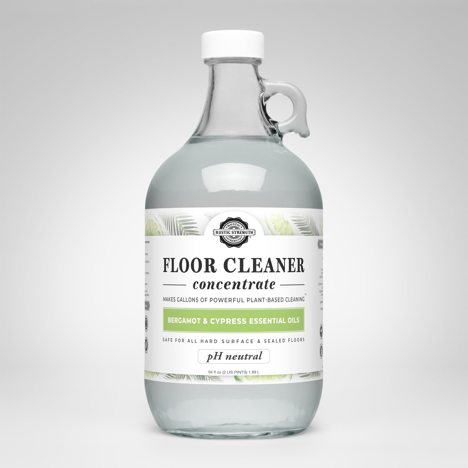 Floor Cleaner Concentrate | Bergamot & Cypress - Homeland Harvest