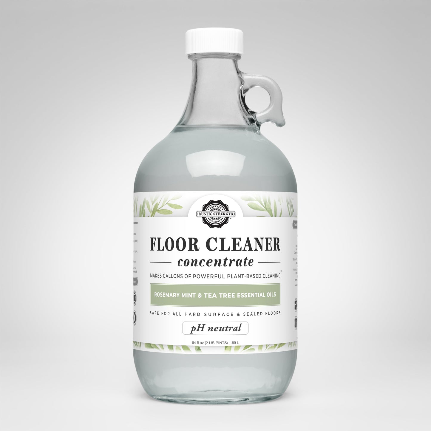Floor Cleaner Concentrate | Rosemary, Mint & Tea Tree - Homeland Harvest