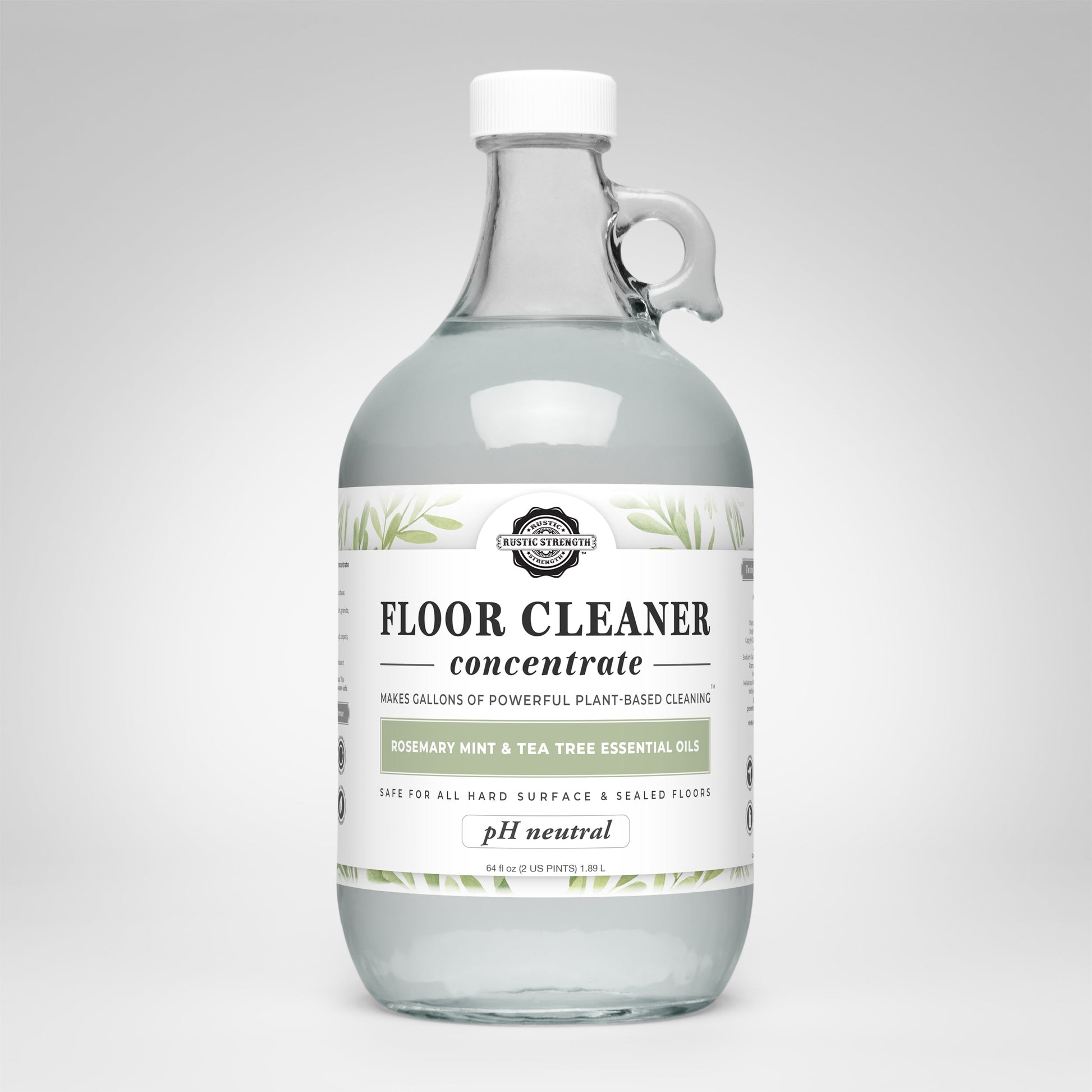 Floor Cleaner Concentrate | Rosemary, Mint & Tea Tree - Homeland Harvest
