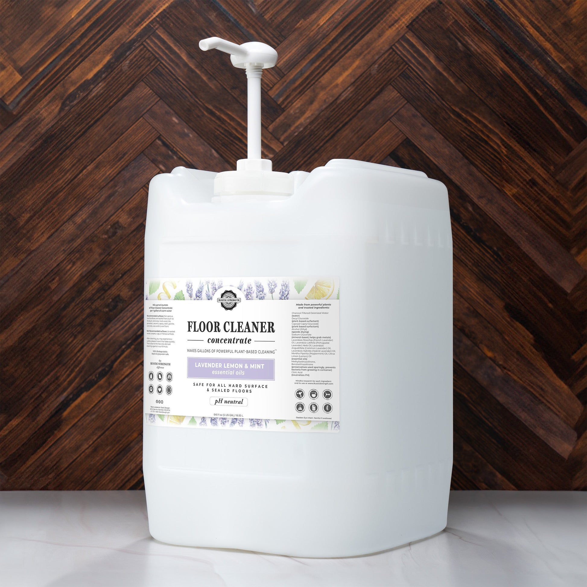 Floor Cleaner Concentrate | Lavender, Lemon & Mint - Homeland Harvest