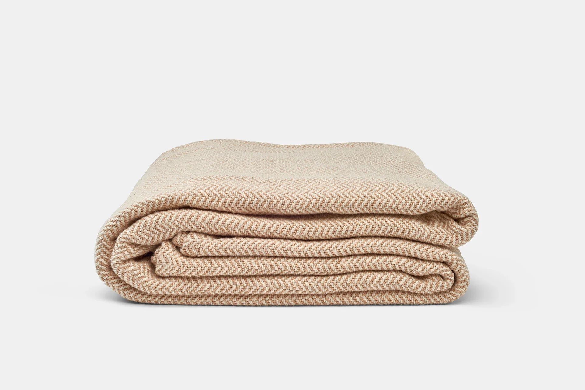Herringbone Weave Cotton Blanket - Homeland Harvest