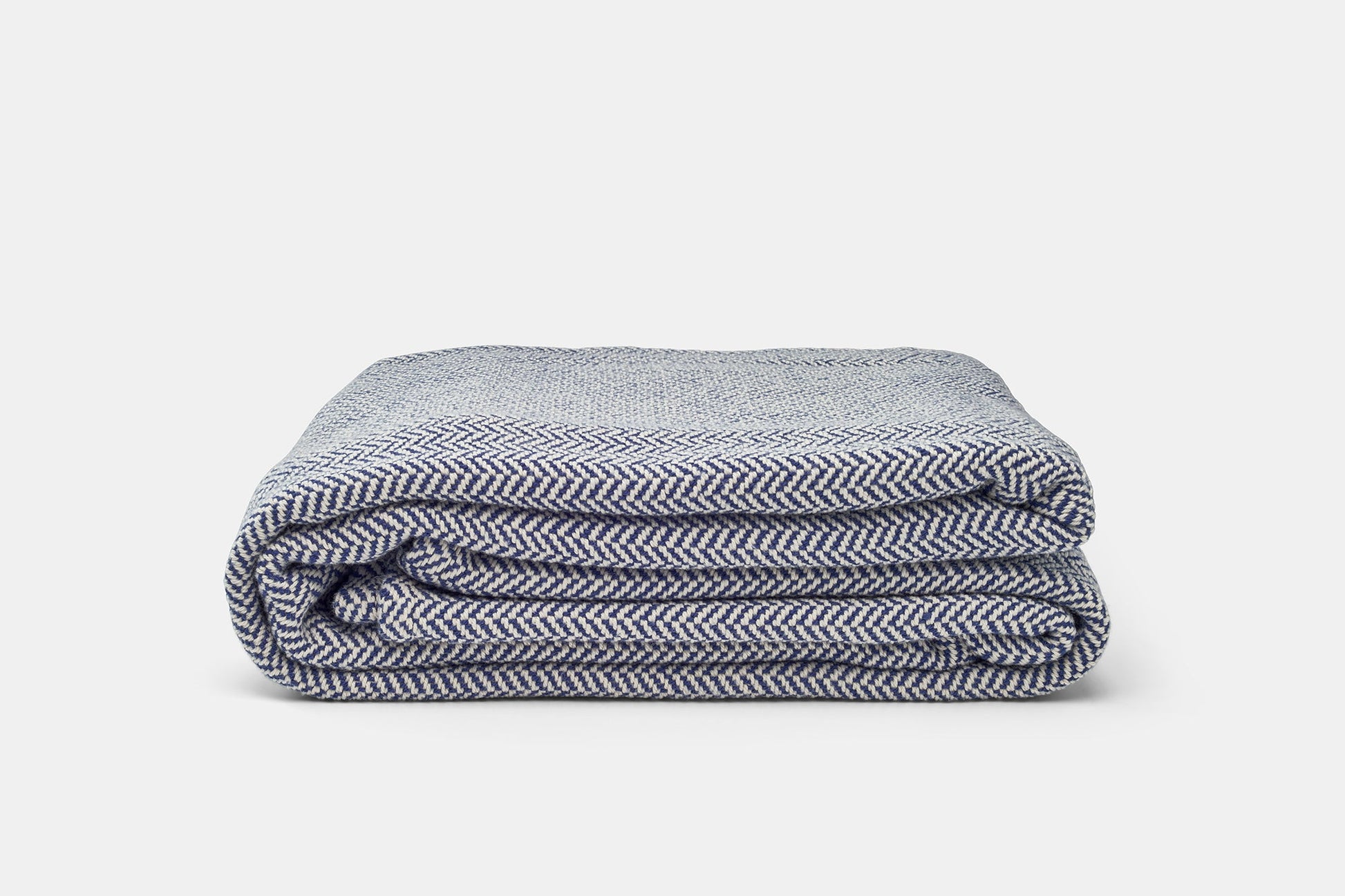 Herringbone Weave Cotton Blanket - Homeland Harvest