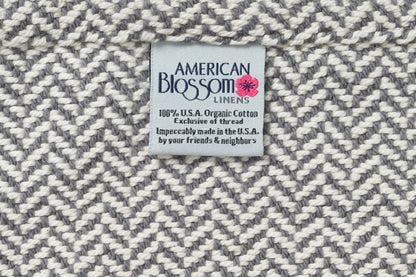 Herringbone Weave Cotton Blanket - Homeland Harvest