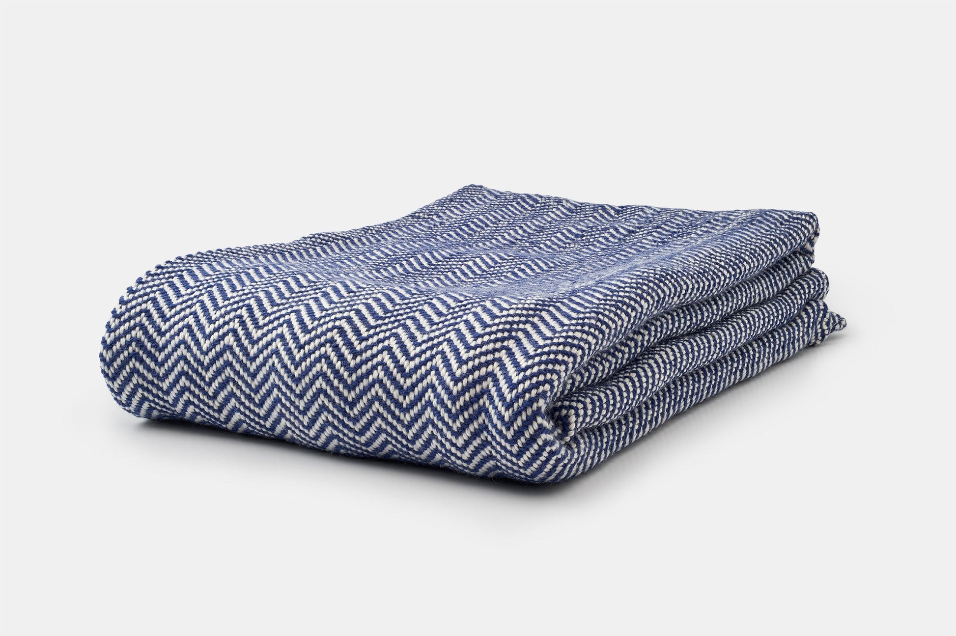 Chevron Pattern Soft Wool Throw Size Blanket - Homeland Harvest