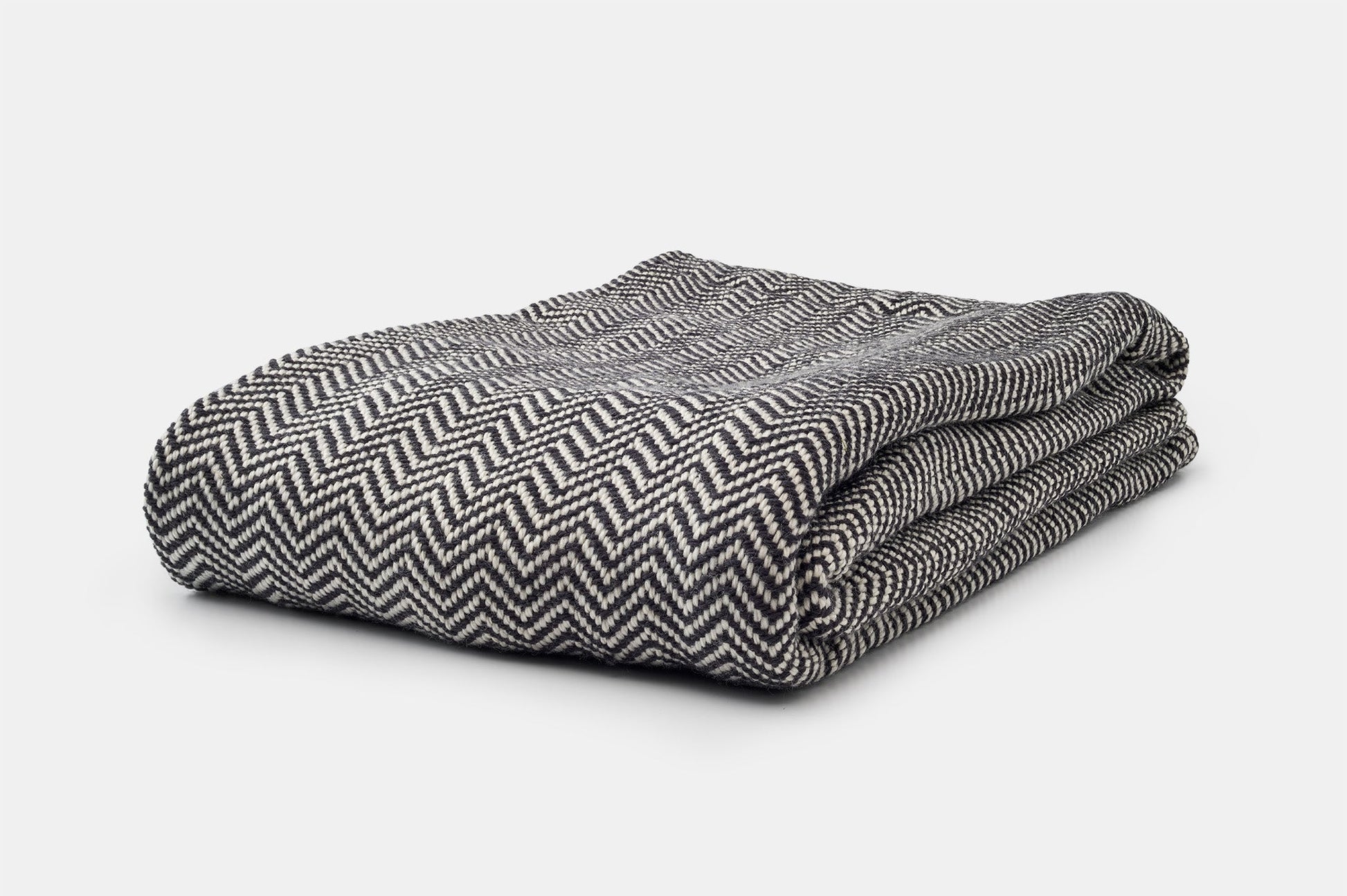 Chevron Pattern Soft Wool Throw Size Blanket - Homeland Harvest