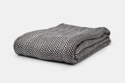 Chevron Pattern Soft Wool Throw Size Blanket - Homeland Harvest