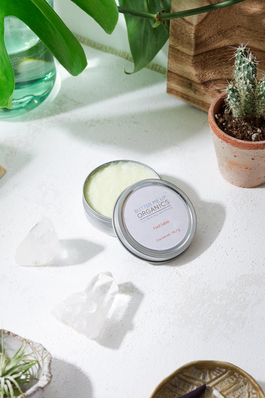 Foot Salve/ Dry Cracked Feet / Heel Salve / Foot Butter - Homeland Harvest
