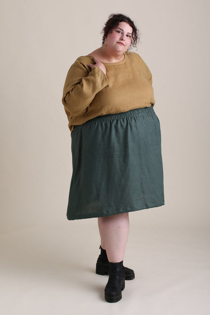 Afternoon Skirt (Updated) in Spruce