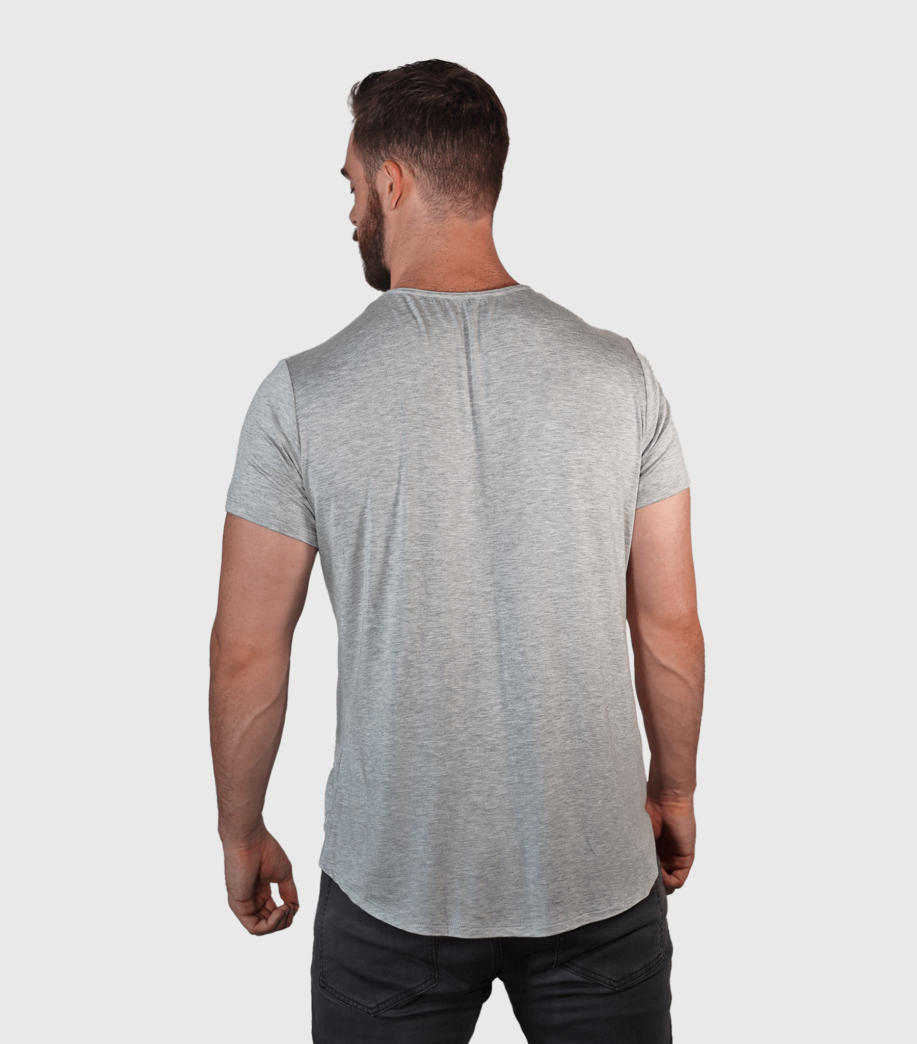 Bamboo Swift Curve-Hem Tee - Black - Homeland Harvest