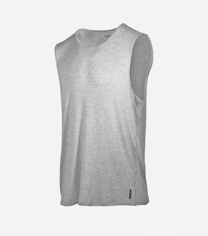 Bamboo Aerotech Tank - Heather Grey - Homeland Harvest