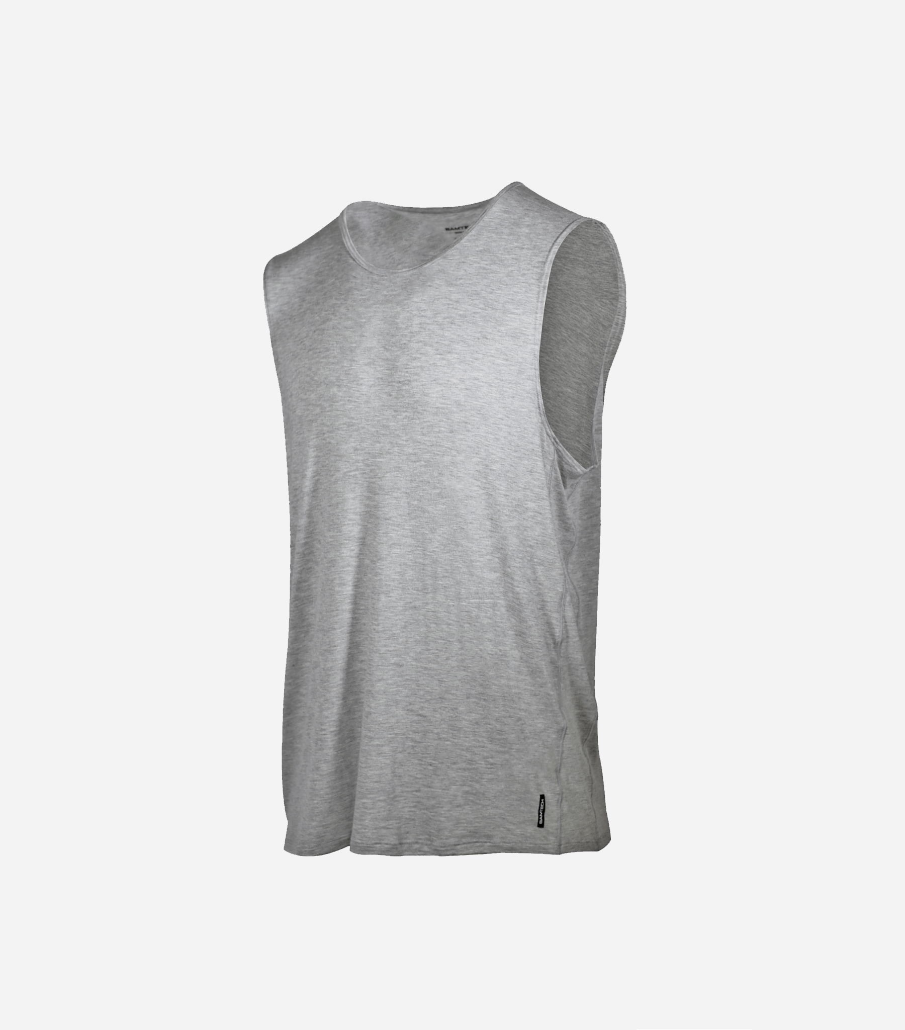 Bamboo Aerotech Tank - Heather Grey - Homeland Harvest