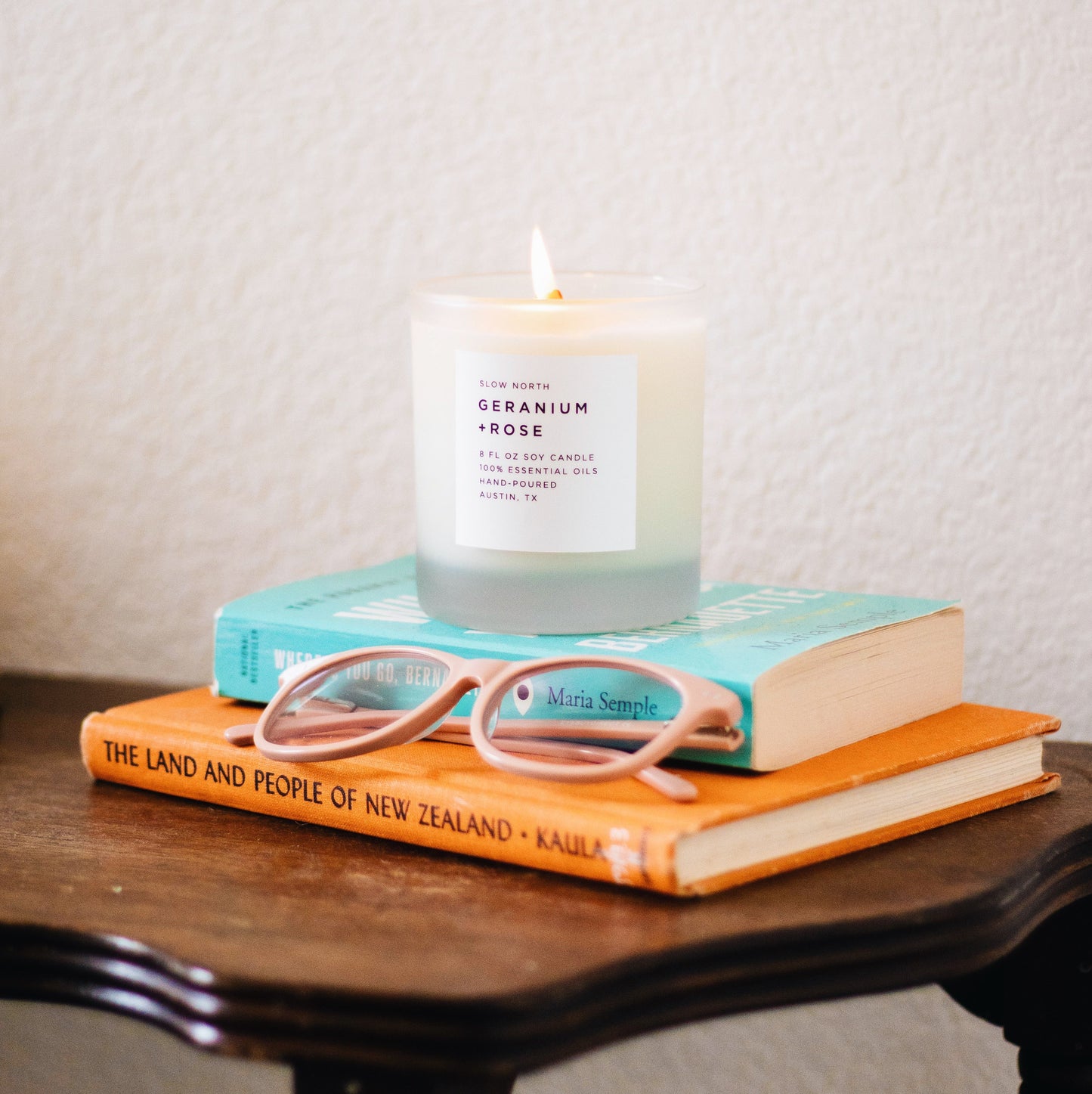 Geranium + Rose - Signature Candle - Homeland Harvest