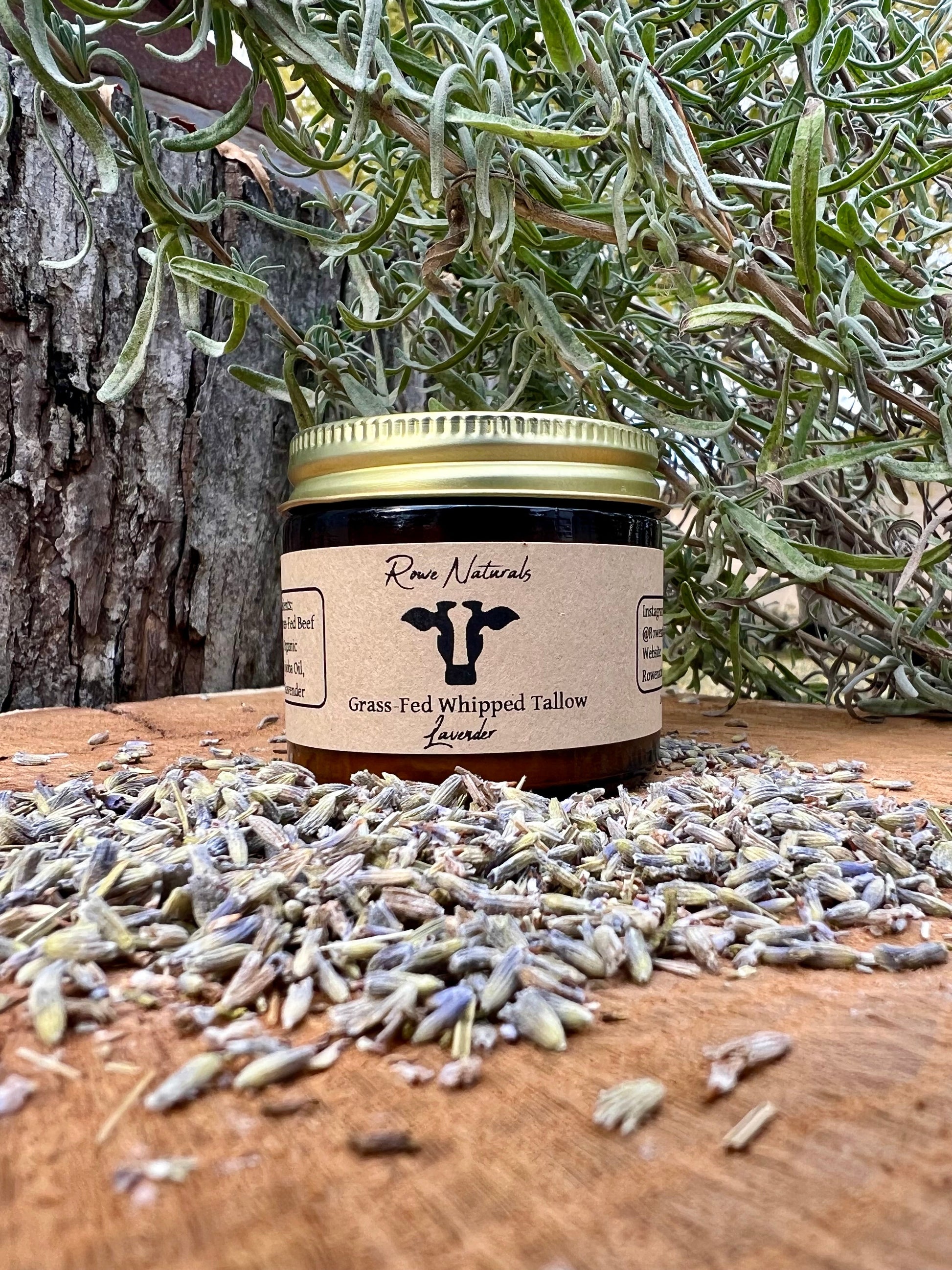 100% Grass-Fed Lavender Whipped Tallow - Homeland Harvest