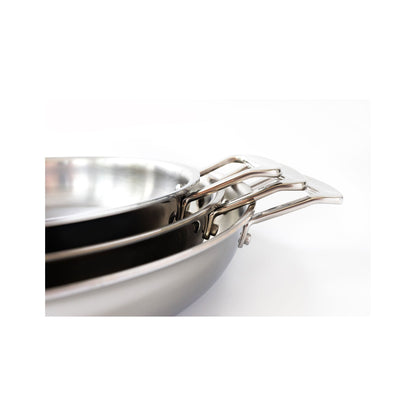 3- Piece Fry Pan Set With Short Handles - Homeland Harvest