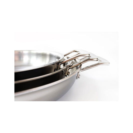 3- Piece Fry Pan Set With Short Handles - Homeland Harvest