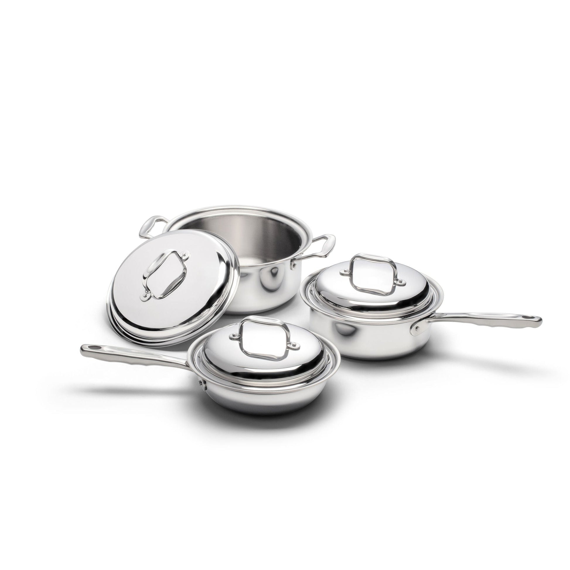 6 Piece Stainless Steel Cookware Set - Homeland Harvest