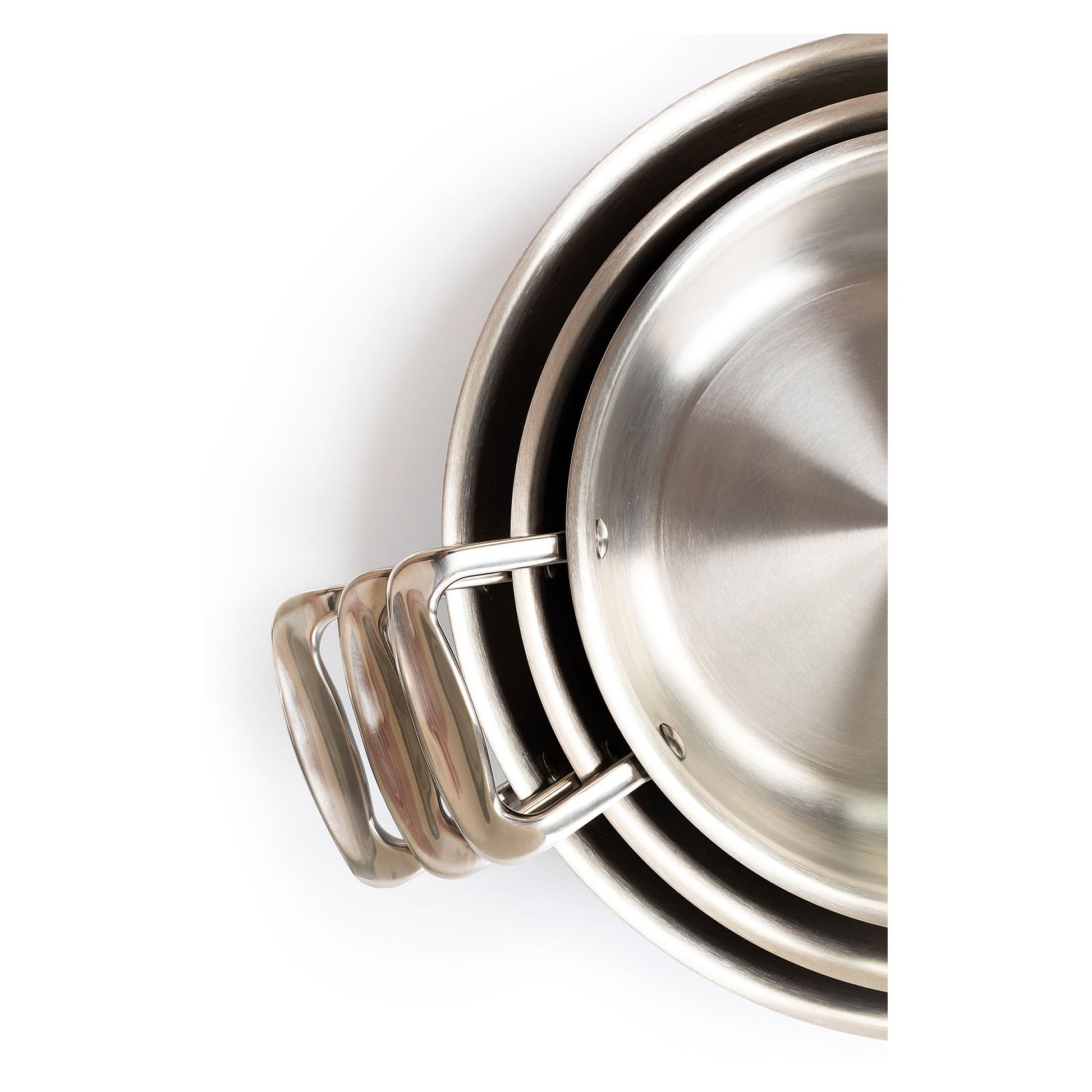 3- Piece Fry Pan Set With Short Handles - Homeland Harvest
