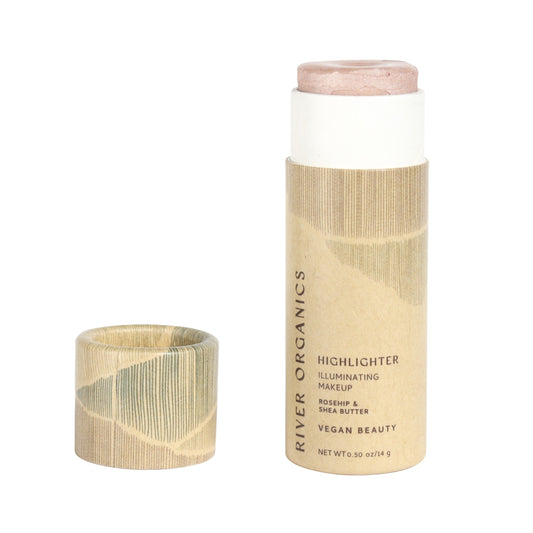 Rose Quartz Cream Vegan Highlighter Stick - Homeland Harvest