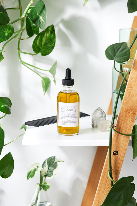 Organic Scalp Treatment / Scalp Oil / Hair Growth / Organic Hair Oil / Hair Repair / Healthy Scalp / Herbal Treatment / Glass Bottle - Homeland Harvest