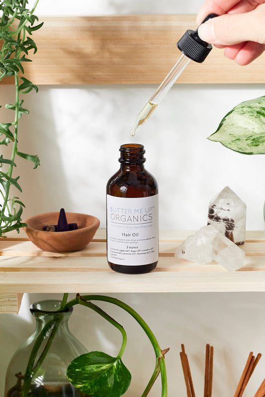 Organic Hair Oil Repair Healthy Hair - Homeland Harvest