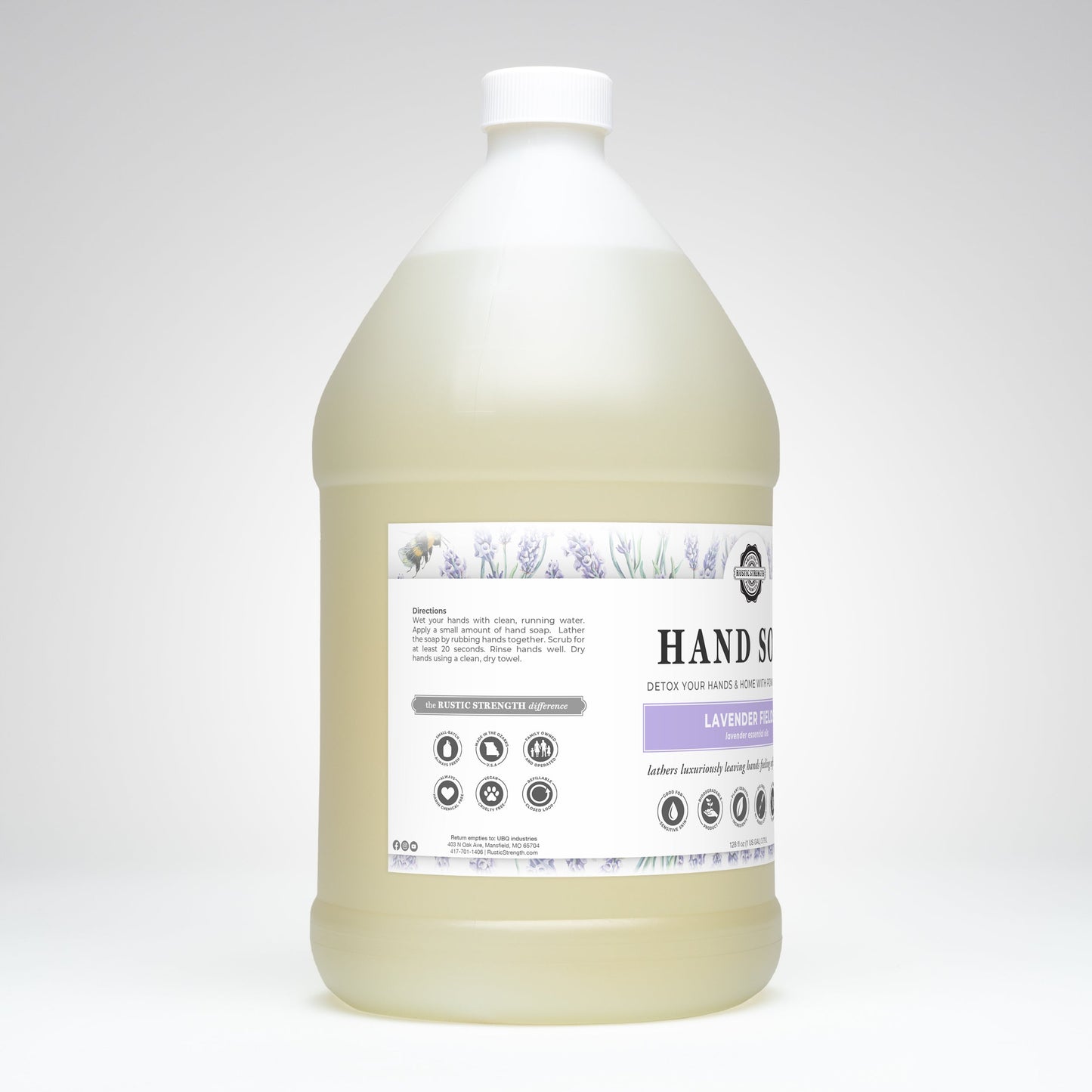 Hand Soap | Lavender Fields - Homeland Harvest